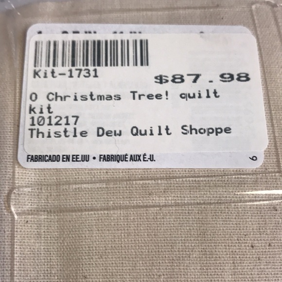 54x66 pieced quilt. Never opened - Picture 5 of 11